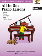 All in one piano lessons book C